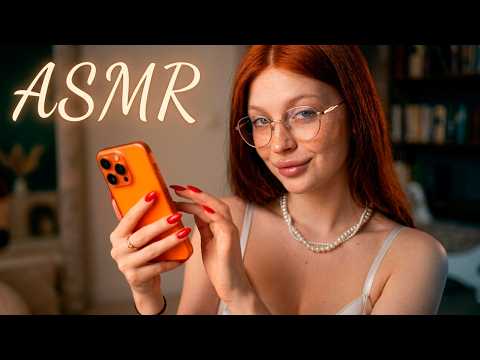 [4K USA] ASMR ORANGE iPHONE 17 PRO MAX: RHYTHMIC TAPPING & SCRATCHING