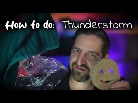 How to Make ASMR Thunderstorm ⛈️ #Trigger #Binaural #SleepAid