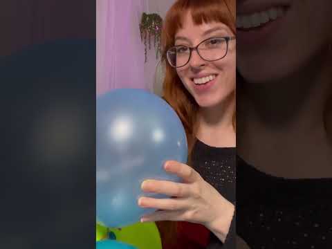 Full video up for members #balloonpop #asmrtriggers #redhead #whispering