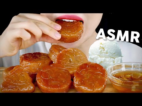 ASMR Fried Honey Cookies with IceCream Eating Sounds | 이모티콘 약과 먹방 | Yakgwa | MINEE EATS