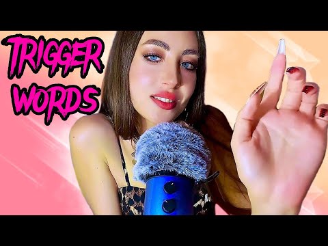 ASMR | Trigger Words & Phrases, Gentle Mic Tapping & Scratching, Tongue Sounds, Some Chewing Gum