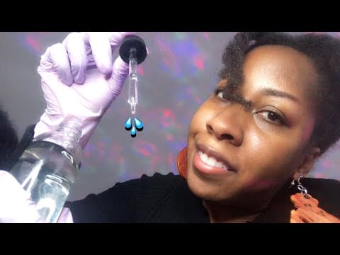 ASMR Relaxing Hair Play With Gloves😴🌙