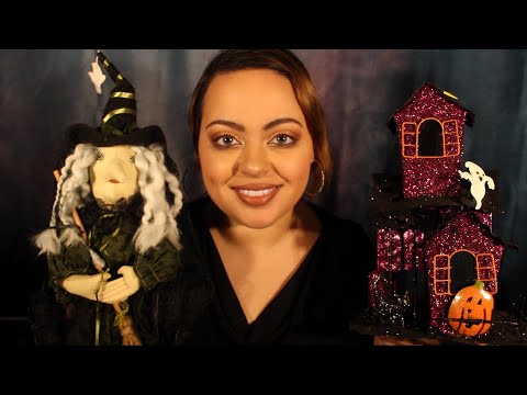 ASMR| Halloween Decor Show & Tell *SUPER TINGLY*