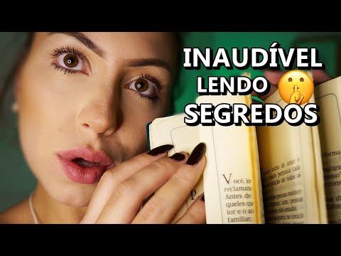 ASMR: LENDO UM LIVRO SECRETO NO SEU OUVIDO (INAUDÍVEL)