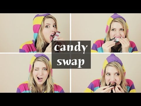 ASMR | I'll Take You to the Candy Swap. Crinkly Unboxing!