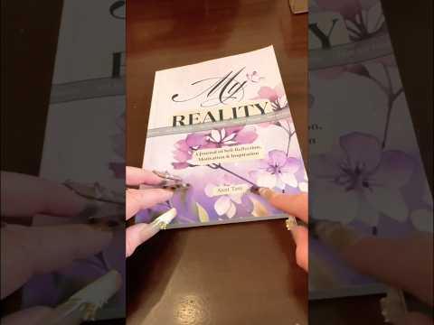ASMR My Reality Jornal by Aunt Tam on Amazon 💕 Tam’s ASMR #asmr #selfcare #asmrtapping #asmrbook ✨