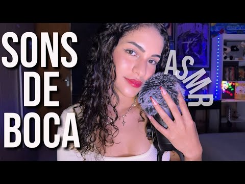 ASMR | SONS DE BOCA DELICIOSOS BEM PERTINHO DO SEU OUVIDO 👄💦