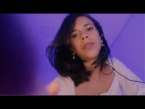 ASMR | Cuidando de você antes de dormir | Personal attention, som de chuva