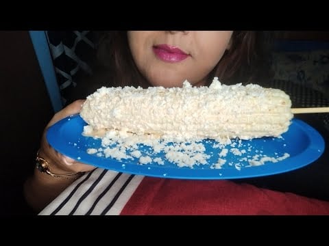 ASMR Elote/maiz/choclo 🌽 con mayonesa chile 🌶 y queso 🧀