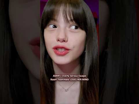 ASMR | Overly Serious Escape Room Teammate LOSES HER MIND ─♡─ #asmr #asmrroleplay #comedyasmr