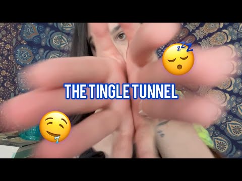 ASMR Visuals 👐Tingle Tunnel👐 (Fast Aggressive Hand Movements & Hand Sounds)