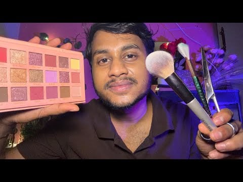 ASMR Makeup & Haircut 💄✂️ Let Me Give You a Relaxing Glow-Up Personal Attention 😴