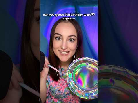 ASMR Guess the Birthday Word (Super Fast)