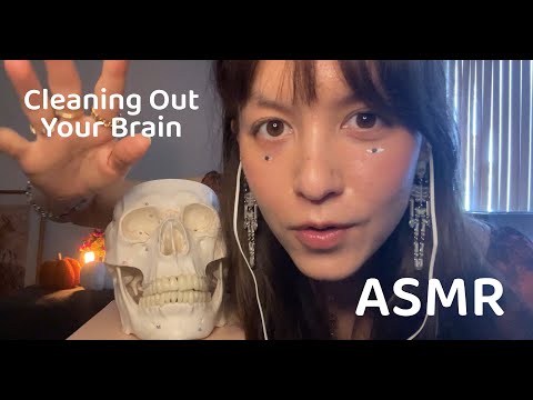 ASMR Cleaning Out Your Brain (soft spoken, whispers, scratching, tapping, trigger assortment)