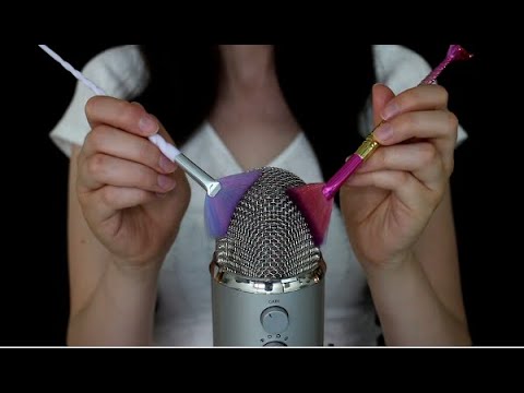 ASMR 💜 Brushing the Mic (No Talking)