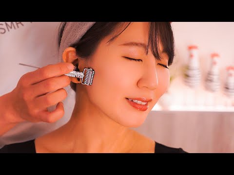 ASMR 10種類の睡眠トリガー | 叩打法とマッサージをバイノーラル録音で収録