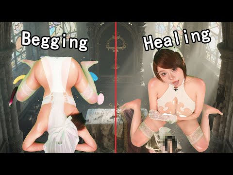 NO Dirty Talk! ASMR Hot Goddess Helps You Release by Mic Pumping and Spit Painting