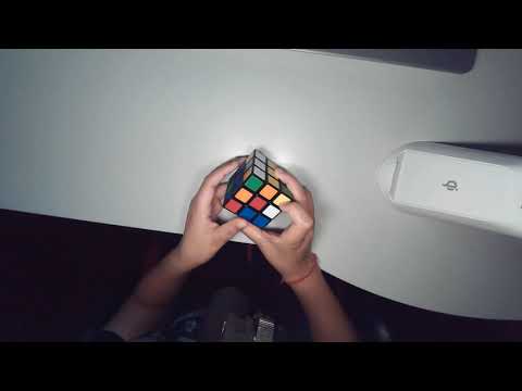 (ASMR) solving some colors on rubix cube