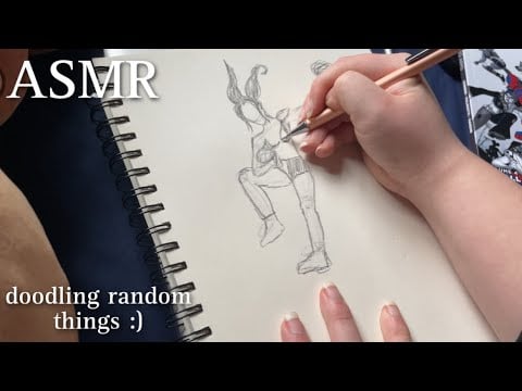 ASMR quick sketching