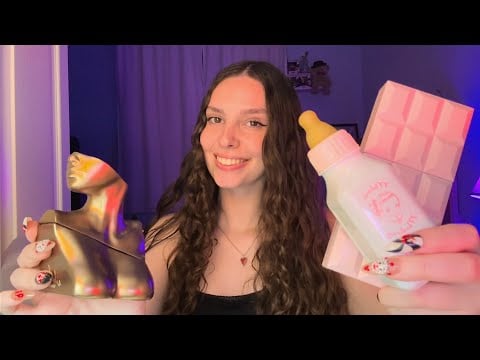 ASMR Celebrity Perfume Show & Tell - Tingly Tapping and Whispers for Sleep