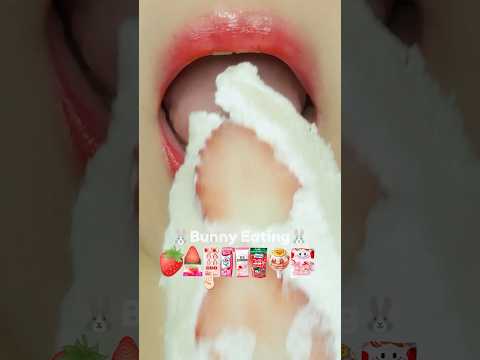 🍓Strawberry Sandwich Eating Asmr