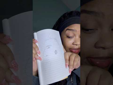 drawing you!! ✍🏽 #shortscreator #shorts #asmr #relax #asmrsounds #asmrshorts #trending #sleep