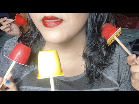 ASMR Danonino congelado, mandando saluditos