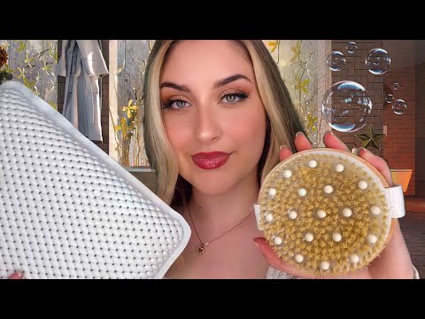 ASMR deutsch | Ich wasche dich 🛁 Badezeit Scalp Massage, Ohrenreinigung Personal Attention Roleplay