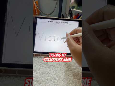 ♥️ #shortscreator #shorts #asmr #relax #asmrsounds #asmrshorts #trending #sleep #tracing #names