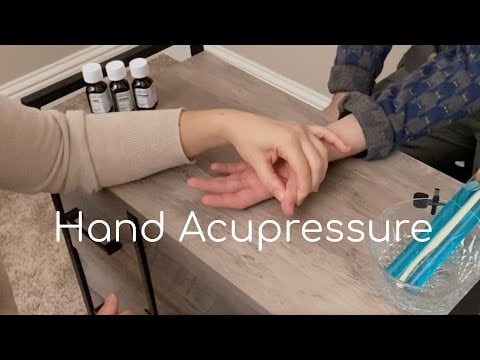 ASMR - Healing Acupressure and Hand Reflexology for Pain Relief