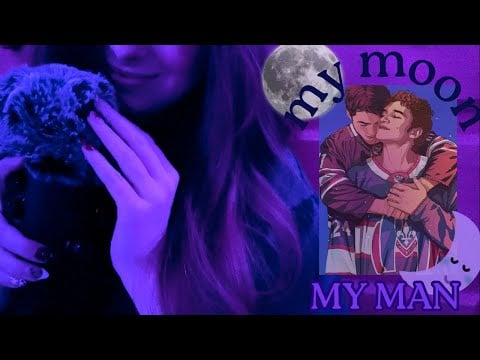 ASMR for HEATED RIVALRY Fans (Whispering the Lyrics to MY MOON MY MAN on loop)🏒💜