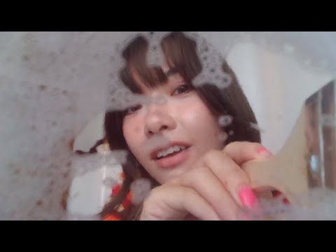 ASMR 顔にソープ 🧼.。o○ ビジュアル・ブラッシング