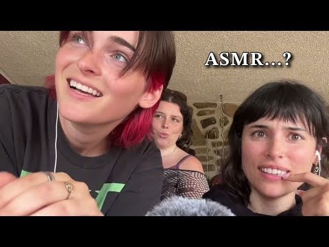 the most chaotic friend group tries asmr for the first time (cottage edition)