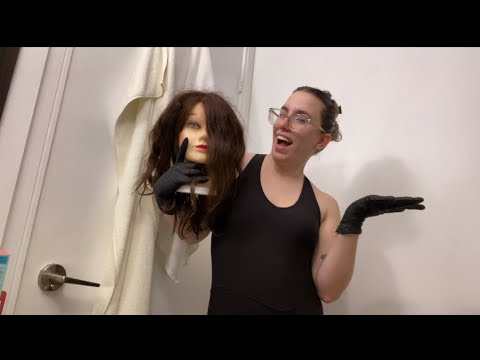 ASMR Lofi Hair Washing, Blowdrying and Styling 👩‍🦳