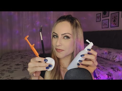 RELAXE ENQUANTO EU FAÇO SUA SOBRANCELHA - ASMR