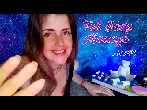 ASMR deutsch | Full Body MASSAGE (POV) 💆🏽‍♀️ SOFT SPOKEN & WHISPERED ROLEPLAY | mit Musik (german)