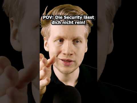 ASMR - POV: Die Security lässt dich nicht rein! #shorts #asmr #roleplay #deutscheasmr