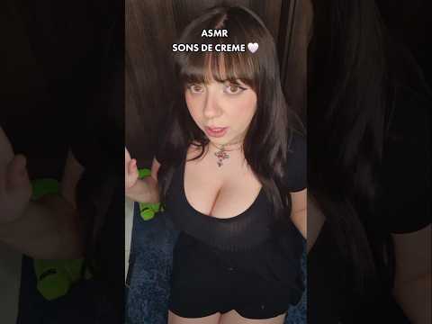 ASMR com MUITOS sons de creme #asmr #asmrsounds #shorts