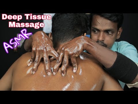 Deep Tissue Body Massage With Oil | ASMR Deep Tissue Body Massage For Pain Relief | Home ASMR Clinic