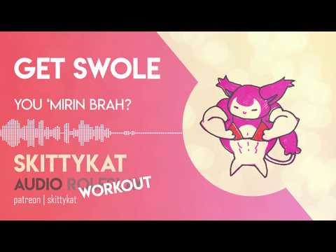 Get Swole!! Squats & Sit-ups with Skitty