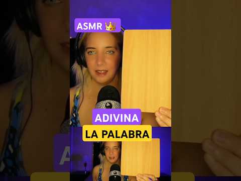 ASMR JUEGO DE PALABRAS #ASMR #asmr #asmrespañol #asmrargentina #relax #dormirbien #dormirrápido