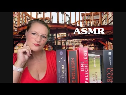 ASMR german ⚠️ Library/Bücherei Roleplay • Very Tingly - ich empfehle Bücher - Whispering • Tapping