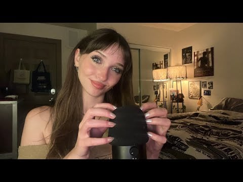 ASMR Mic Scratching Foam & Fluffy + Mic Pumping And Swirling