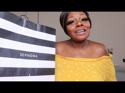 FIRST TIME BACK AT SEPHORA ! WHAT A GOOD DAY ASMR MAKEUP HAUL