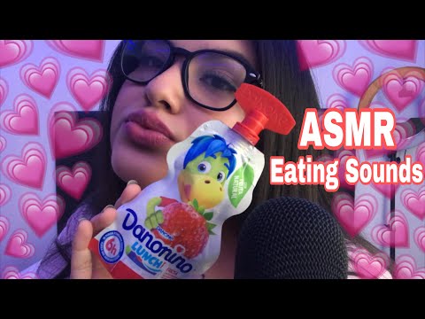 ASMR COMIENDO DANONINO 💗 EATING SOUNDS ✨ Vane ASMR