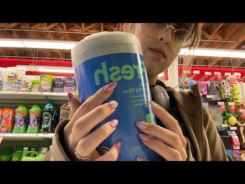 Public ASMR in Target (Lofi, Camera Tapping, Scratching, Soft Spoken)