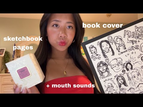 asmr // tracing with mouth sounds ⋆˚꩜.ᐟ 