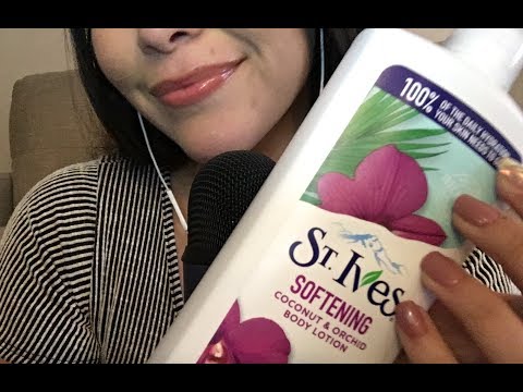 ASMR Relaxing Lotion Sounds (Tapping + Hand Movements)