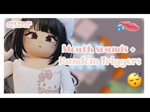 ROBLOX ASMR ★ Mouth Sounds + Random triggers