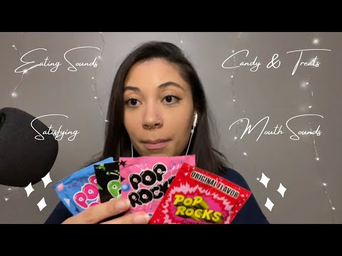 Khlonna ASMR Candy Eating Compilation | Mouth Sounds, Crinkly, Crunchy, Chewing